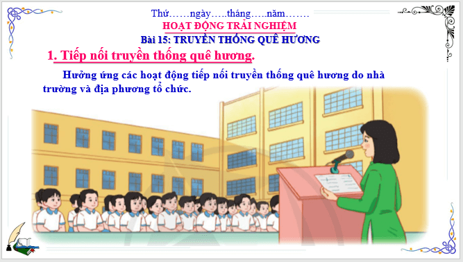 Giáo án điện tử HĐTN lớp 3 Cánh diều Tuần 15 | PPT Hoạt động trải nghiệm lớp 3
