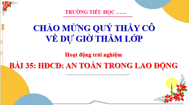 Giáo án điện tử HĐTN lớp 3 Cánh diều Tuần 35 | PPT Hoạt động trải nghiệm lớp 3