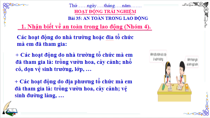 Giáo án điện tử HĐTN lớp 3 Cánh diều Tuần 35 | PPT Hoạt động trải nghiệm lớp 3