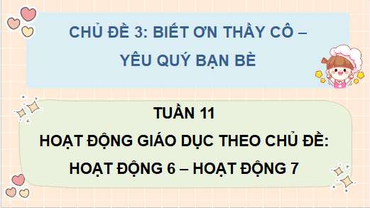 Giáo án điện tử HĐTN lớp 4 Chân trời sáng tạo Tuần 11 | PPT Hoạt động trải nghiệm lớp 4