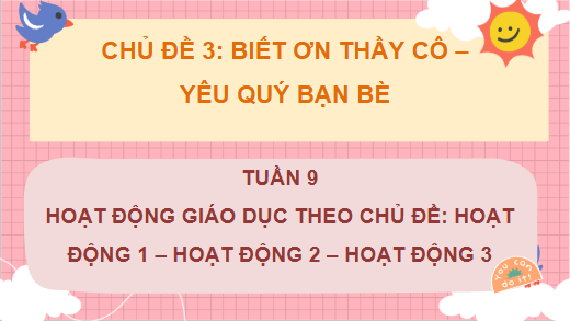 Giáo án điện tử HĐTN lớp 4 Chân trời sáng tạo Tuần 9 | PPT Hoạt động trải nghiệm lớp 4