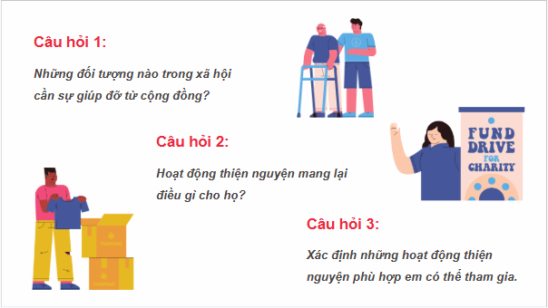 Giáo án điện tử HĐTN 6 Kết nối tri thức Bài 2: Em tham gia hoạt động thiện nguyện | PPT Hoạt động trải nghiệm 6