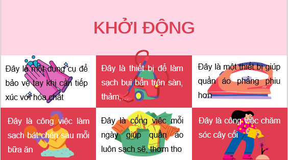 Giáo án điện tử HĐTN 6 Kết nối tri thức Bài 3: Em làm việc nhà | PPT Hoạt động trải nghiệm 6