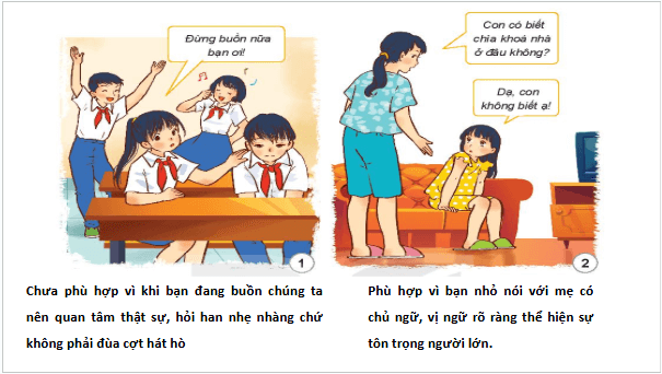 Giáo án điện tử HĐTN 6 Kết nối tri thức Bài 3: Giao tiếp phù hợp | PPT Hoạt động trải nghiệm 6