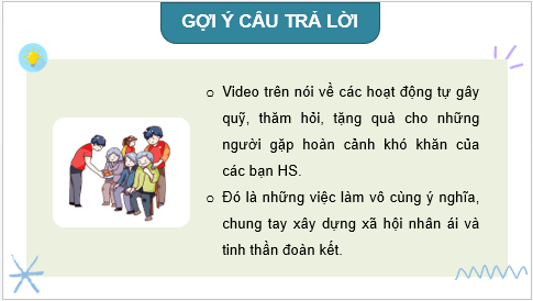 Giáo án điện tử HĐTN 8 Kết nối tri thức Bài 2: Lập và thực hiện kế hoạch hoạt động thiện nguyện | PPT Hoạt động trải nghiệm 8