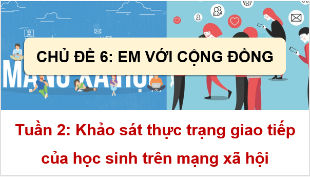 Giáo án điện tử HĐTN 9 Kết nối tri thức Bài 2: Khảo sát thực trạng giao tiếp của học sinh trên mạng xã hội | PPT Hoạt động trải nghiệm 9