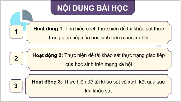Giáo án điện tử HĐTN 9 Kết nối tri thức Bài 2: Khảo sát thực trạng giao tiếp của học sinh trên mạng xã hội | PPT Hoạt động trải nghiệm 9