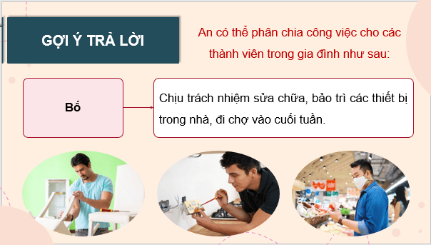 Giáo án điện tử HĐTN 9 Kết nối tri thức Bài 2: Tổ chức, sắp xếp khoa học công việc gia đình | PPT Hoạt động trải nghiệm 9