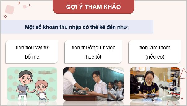 Giáo án điện tử HĐTN 9 Kết nối tri thức Bài 2: Xây dựng ngân sách cá nhân hợp lí | PPT Hoạt động trải nghiệm 9