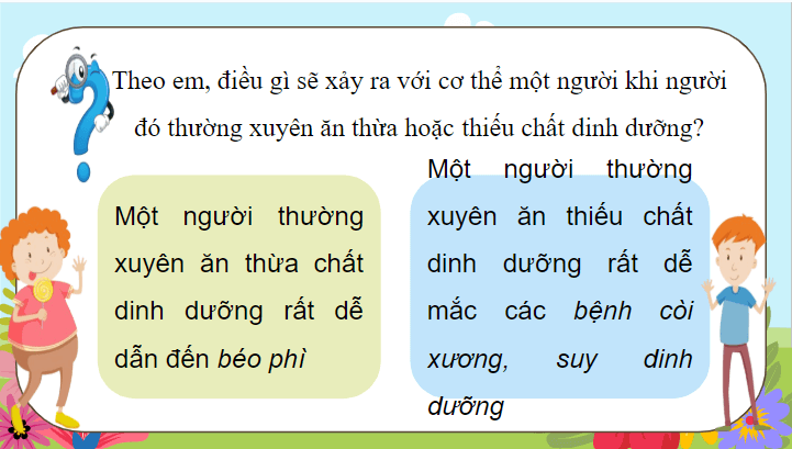 Giáo án điện tử Khoa học lớp 4 Cánh diều Bài 20: Một số bệnh liên quan đến dinh dưỡng và cách phòng tránh | PPT Khoa học 4