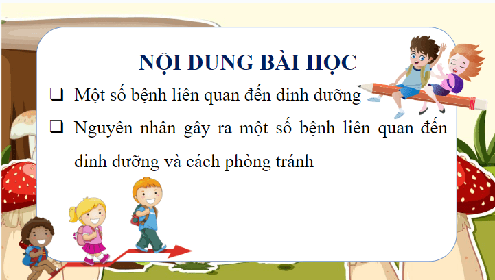 Giáo án điện tử Khoa học lớp 4 Cánh diều Bài 20: Một số bệnh liên quan đến dinh dưỡng và cách phòng tránh | PPT Khoa học 4