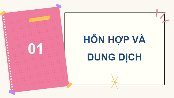 Giáo án điện tử Khoa học lớp 5 Chân trời sáng tạo Bài 3: Hỗn hợp và dung dịch | PPT Khoa học 5