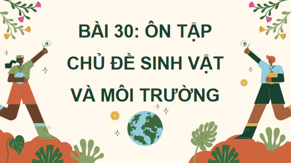 Giáo án điện tử Khoa học lớp 5 Kết nối tri thức Bài 30: Ôn tập chủ đề Sinh vật và môi trường | PPT Khoa học 5