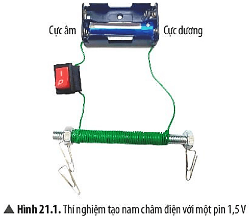 Giáo án KHTN 7 Chân trời sáng tạo Bài 21: Nam châm điện | Giáo án Khoa học tự nhiên 7