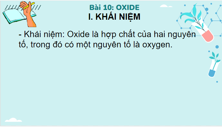 Giáo án điện tử KHTN 8 Kết nối tri thức Bài 10: Oxide | PPT Khoa học tự nhiên 8