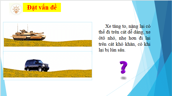 Giáo án điện tử KHTN 8 Cánh diều Bài 16: Áp suất | PPT Khoa học tự nhiên 8