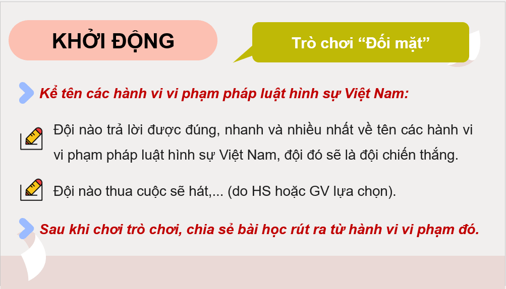 Giáo án điện tử Chuyên đề KTPL 10 Kết nối tri thức Bài 6: Khái niệm và nguyên tắc cơ bản của pháp luật hình sự Việt Nam | PPT Chuyên đề Kinh tế Pháp luật 10
