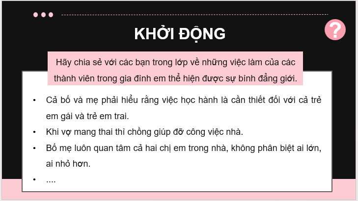 Giáo án điện tử KTPL 11 Kết nối tri thức Bài 10: Bình đẳng trong các lĩnh vực | PPT Kinh tế Pháp luật 11