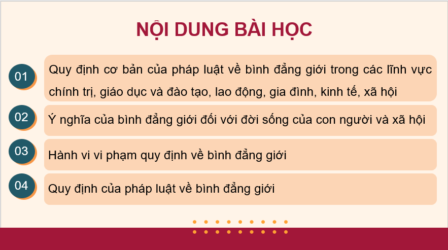 Giáo án điện tử KTPL 11 Chân trời sáng tạo Bài 11: Bình đẳng giới | PPT Kinh tế Pháp luật 11