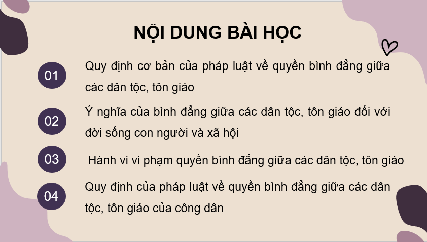 Giáo án điện tử KTPL 11 Chân trời sáng tạo Bài 12: Quyền bình đẳng giữa các dân tộc, tôn giáo | PPT Kinh tế Pháp luật 11