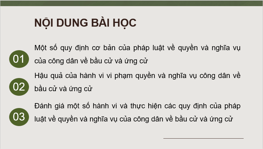 Giáo án điện tử KTPL 11 Chân trời sáng tạo Bài 14: Quyền và nghĩa vụ công dân về bầu cử và ứng cử | PPT Kinh tế Pháp luật 11