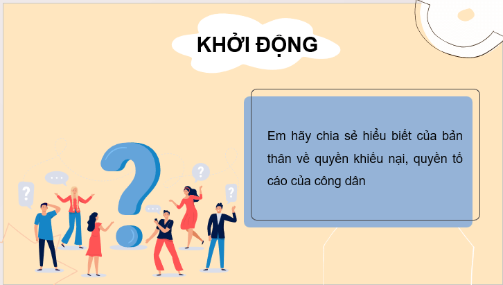 Giáo án điện tử KTPL 11 Kết nối tri thức Bài 15: Quyền và nghĩa vụ cơ bản của công dân về khiếu nại, tố tụng | PPT Kinh tế Pháp luật 11