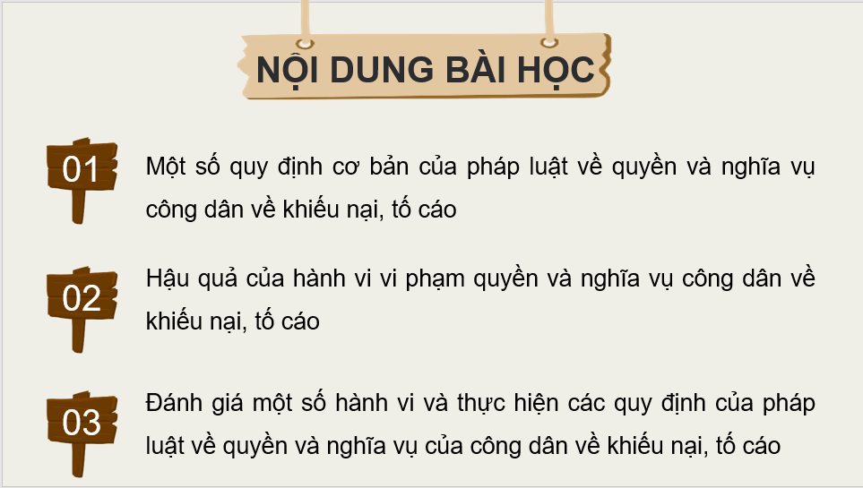 Giáo án điện tử KTPL 11 Chân trời sáng tạo Bài 15: Quyền và nghĩa vụ công dân về khiếu nại, tố cáo | PPT Kinh tế Pháp luật 11