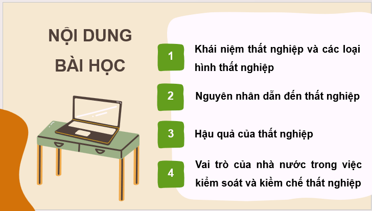 Giáo án điện tử KTPL 11 Kết nối tri thức Bài 4: Thất nghiệp | PPT Kinh tế Pháp luật 11