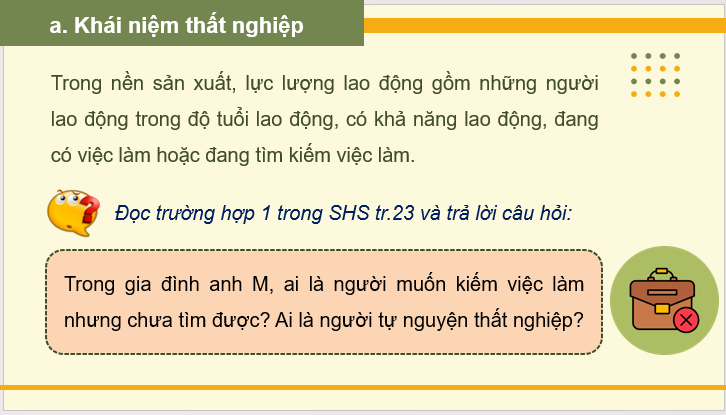 Giáo án điện tử KTPL 11 Kết nối tri thức Bài 4: Thất nghiệp | PPT Kinh tế Pháp luật 11