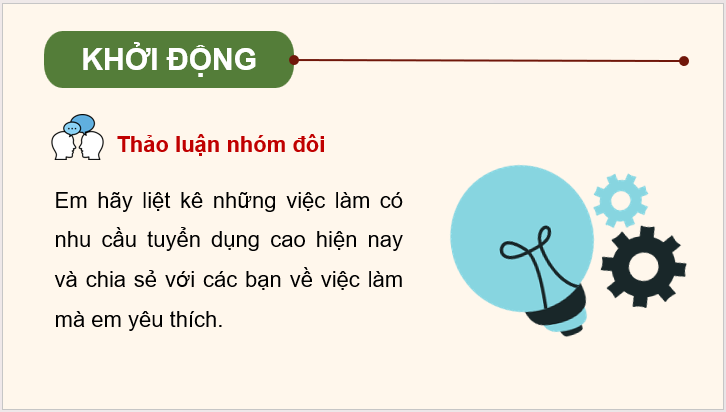 Giáo án điện tử KTPL 11 Cánh diều Bài 4: Việc làm | PPT Kinh tế Pháp luật 11