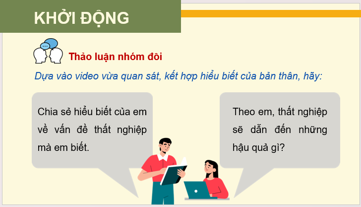 Giáo án điện tử KTPL 11 Cánh diều Bài 5: Thất nghiệp | PPT Kinh tế Pháp luật 11