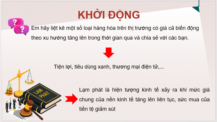 Giáo án điện tử KTPL 11 Cánh diều Bài 6: Lạm phát | PPT Kinh tế Pháp luật 11