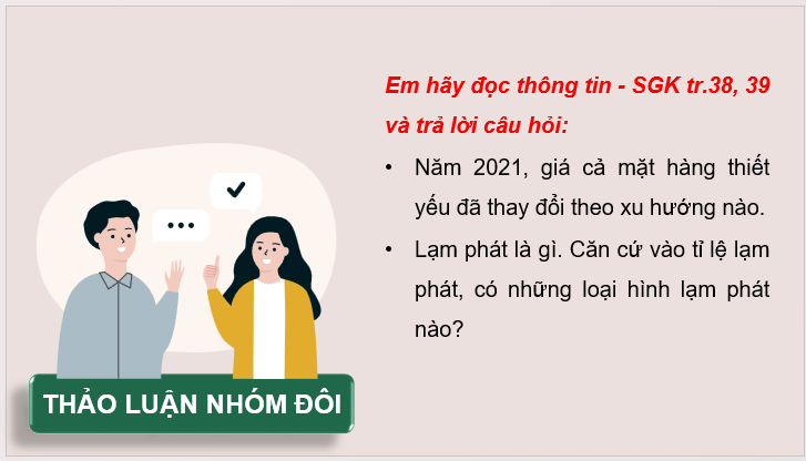 Giáo án điện tử KTPL 11 Cánh diều Bài 6: Lạm phát | PPT Kinh tế Pháp luật 11