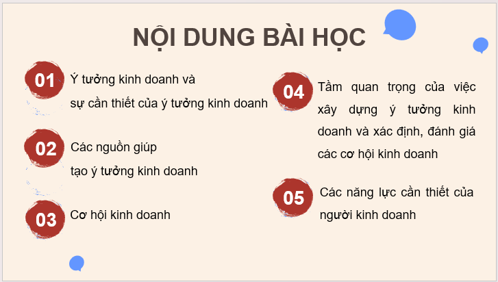 Giáo án điện tử KTPL 11 Cánh diều Bài 7: Ý tưởng, cơ hội kinh doanh và các năng lực cần thiết của người kinh doanh | PPT Kinh tế Pháp luật 11