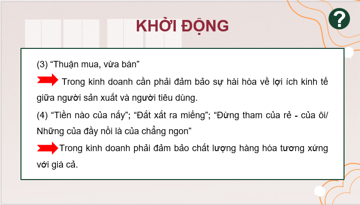 Giáo án điện tử KTPL 11 Cánh diều Bài 8: Đạo đức kinh doanh | PPT Kinh tế Pháp luật 11