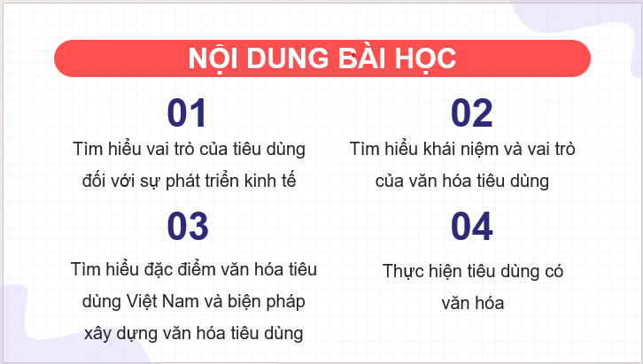 Giáo án điện tử KTPL 11 Kết nối tri thức Bài 8: Văn hóa tiêu dùng | PPT Kinh tế Pháp luật 11