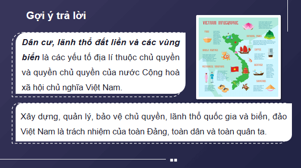 Giáo án điện tử KTPL 12 Cánh diều Bài 16: Công pháp quốc tế về dân cư, lãnh thổ và biên giới quốc gia, Luật Biển quốc tế | PPT Kinh tế Pháp luật 12