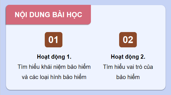 Giáo án điện tử KTPL 12 Cánh diều Bài 3: Bảo hiểm | PPT Kinh tế Pháp luật 12