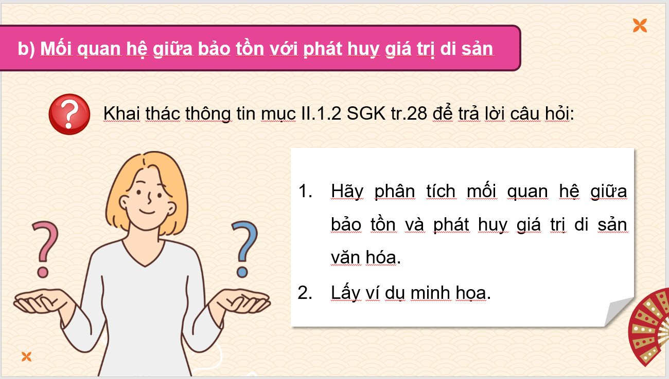 Giáo án điện tử Chuyên đề Sử 10 Kết nối tri thức Bảo tồn và phát huy giá trị di sản văn hóa | PPT Chuyên đề Lịch sử 10