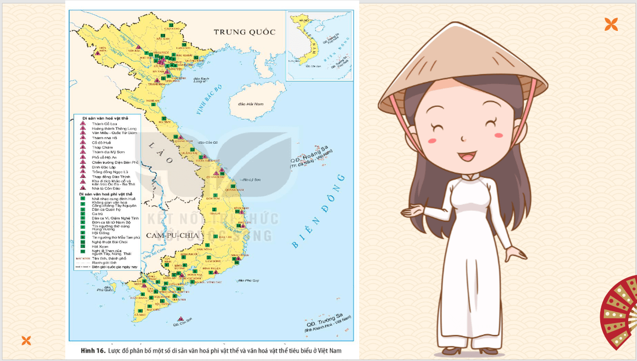 Giáo án điện tử Chuyên đề Sử 10 Kết nối tri thức Một số di sản văn hóa tiêu biểu ở Việt Nam | PPT Chuyên đề Lịch sử 10