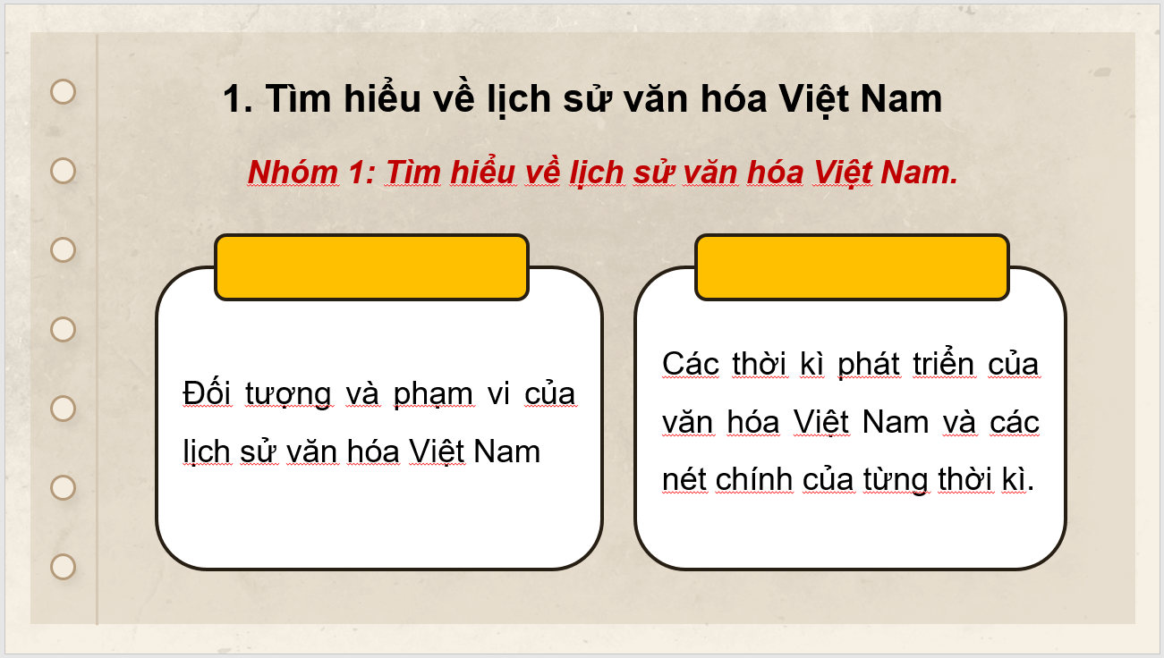 Giáo án điện tử Chuyên đề Sử 10 Kết nối tri thức Một số lĩnh vực của lịch sử Việt Nam | PPT Chuyên đề Lịch sử 10