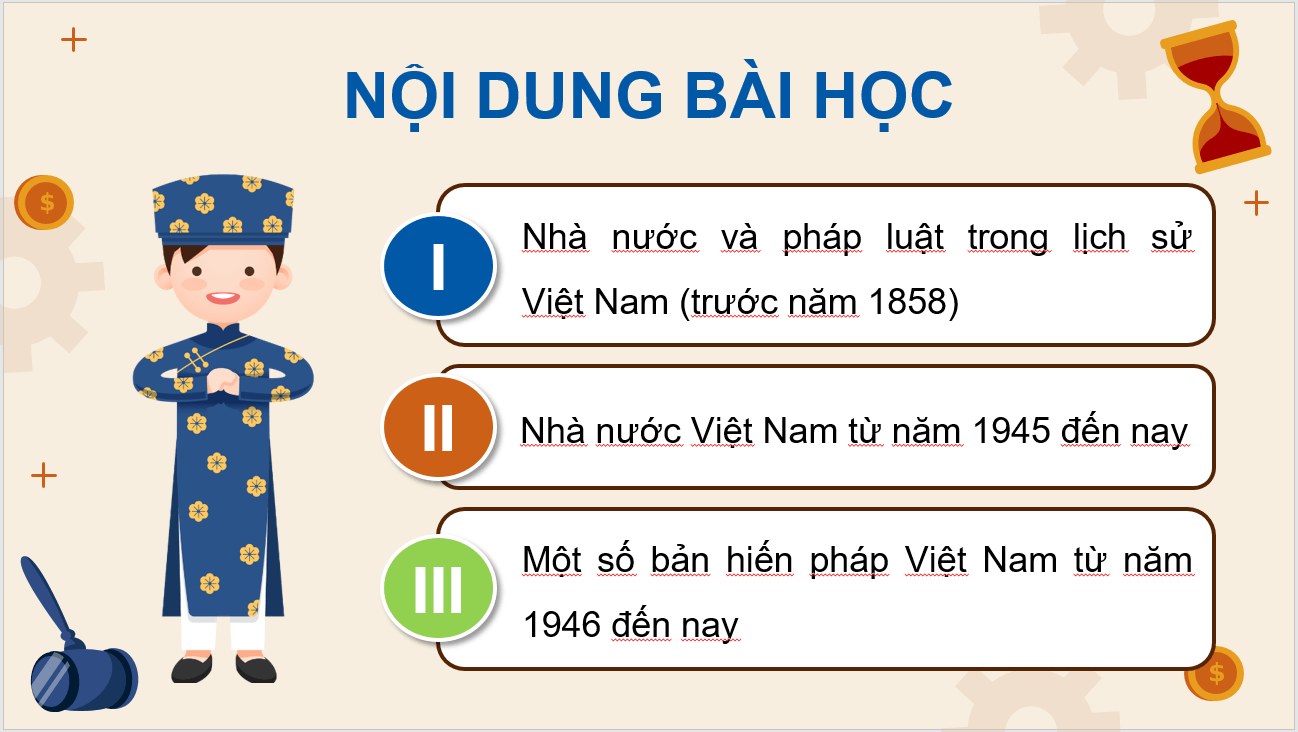 Giáo án điện tử Chuyên đề Sử 10 Kết nối tri thức Nhà nước và pháp luật trong lịch sử Việt Nam (trước năm 1858) | PPT Chuyên đề Lịch sử 10