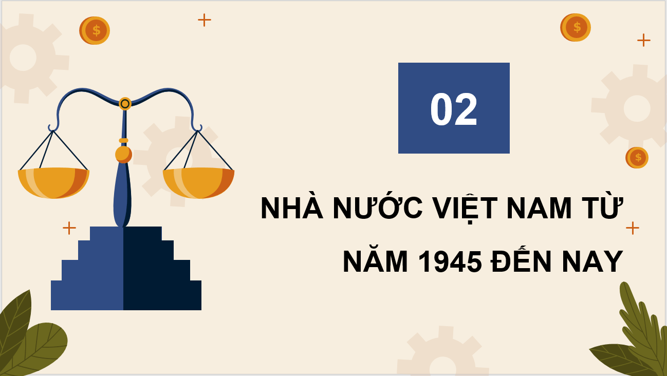 Giáo án điện tử Chuyên đề Sử 10 Kết nối tri thức Nhà nước Việt Nam từ năm 1945 đến nay | PPT Chuyên đề Lịch sử 10