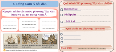 Giáo án Lịch Sử 11 Chân trời sáng tạo Bài 5: Quá trình xâm lược và cai trị của chủ nghĩa thực dân ở Đông Nam Á