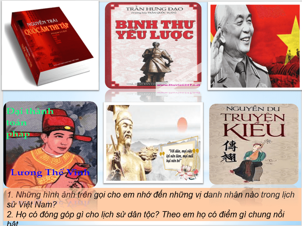 Giáo án điện tử Chuyên đề Sử 11 Kết nối tri thức Giáo án điện tử Khái quát về danh nhân trong lịch sử dân tộc | PPT Chuyên đề Lịch sử 11