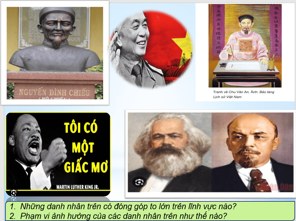 Giáo án điện tử Chuyên đề Sử 11 Kết nối tri thức Giáo án điện tử Khái quát về danh nhân trong lịch sử dân tộc | PPT Chuyên đề Lịch sử 11
