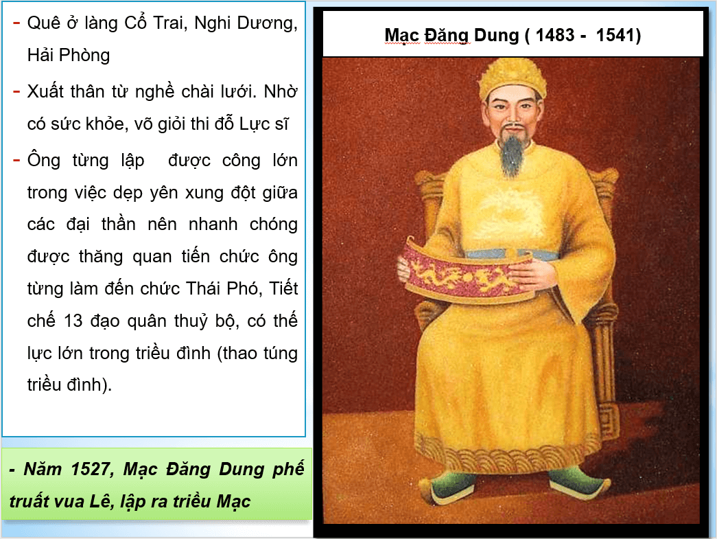 Giáo án điện tử Chuyên đề Sử 11 Kết nối tri thức Giáo án điện tử Nghệ thuật thời Lê Sơ, thời Mạc | PPT Chuyên đề Lịch sử 11