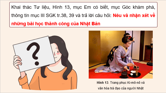 Giáo án điện tử Chuyên đề Sử 12 Cánh diều Bài học thành công từ lịch sử Nhật Bản | PPT Chuyên đề Lịch sử 12