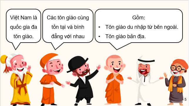 Giáo án điện tử Chuyên đề Sử 12 Kết nối tri thức Một số tôn giáo ở Việt Nam | PPT Chuyên đề Lịch sử 12