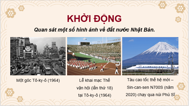 Giáo án điện tử Chuyên đề Sử 12 Cánh diều Nhật Bản sau Chiến tranh thế giới thứ hai (1945 – 1973) | PPT Chuyên đề Lịch sử 12